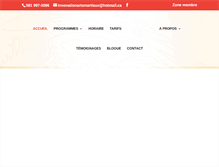 Tablet Screenshot of innovationartsmartiaux.com